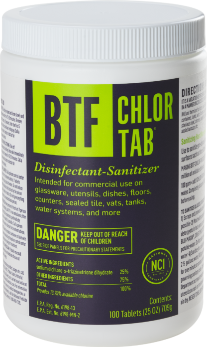 13002 BTF® CHLOR®-TAB Sanitizer